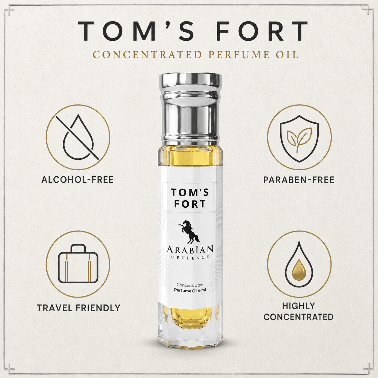 FR275 TOM'S FORT - Perfume Body Oil - Alcohol Free