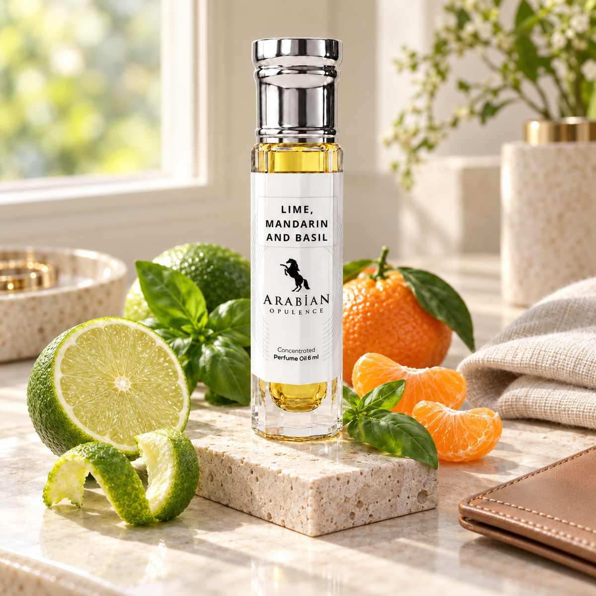 FR187 LIME, MANDARIN AND BASIL - Perfume Body Oil - Alcohol Free