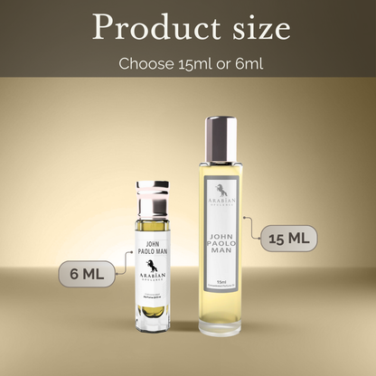 FR159 John Paolo Man Perfume Body Oil | Alcohol-Free | 15ml