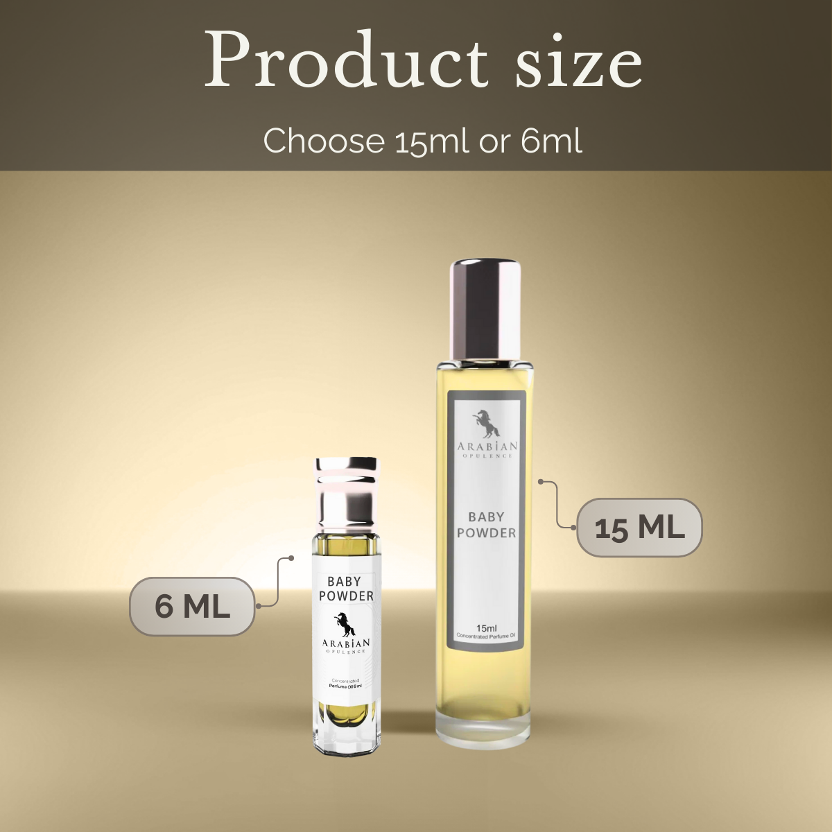 FR50 Baby Powder U Perfume Body Oil | Alcohol-Free | 15ml