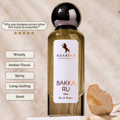 Bakka Ru 5540 – Exquisite Amber Floral & Woody Eau de Parfum | 60ml