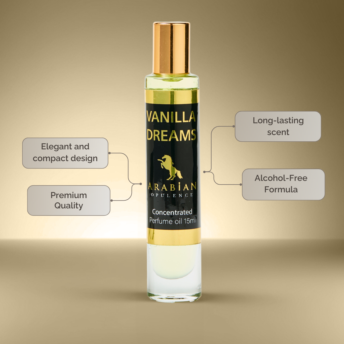 FR99 Dreamy Vanilla Perfume Body Oil | Alcohol-Free | 15ml