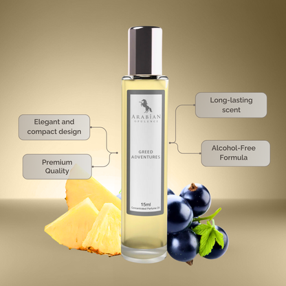FR78 Greed Adventures M Perfume Body Oil | Alcohol-Free | 15ml