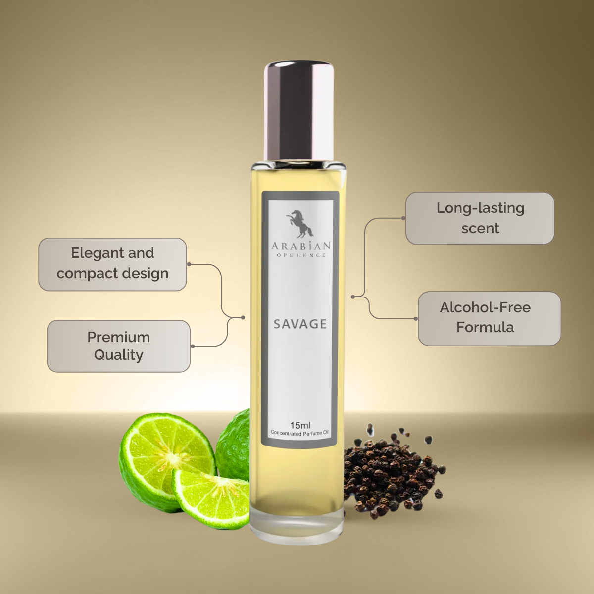 FR265 Savage M Perfume Body Oil | Alcohol-Free | 15ml