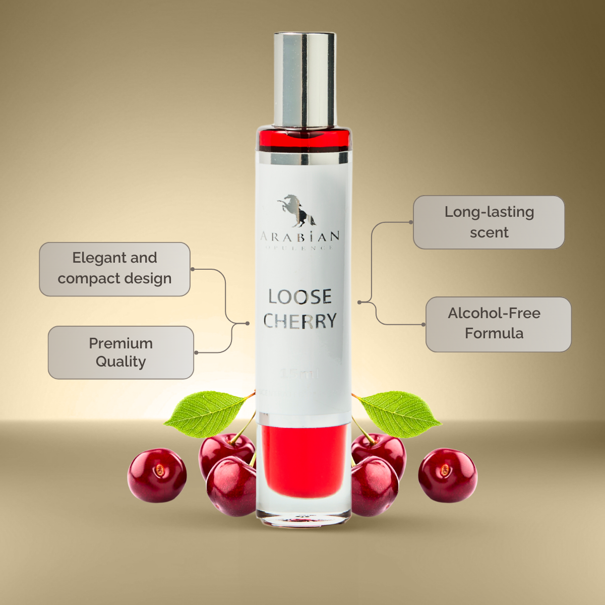 FR313 Loose Cherry Perfume Body Oil | Alcohol-Free | 15ml