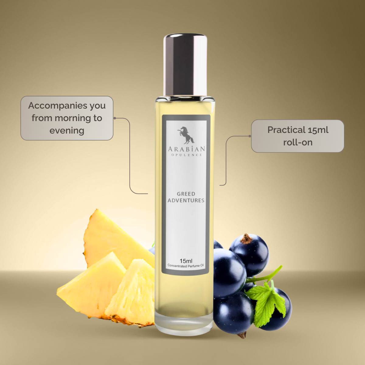 FR78 Greed Adventures M Perfume Body Oil | Alcohol-Free | 15ml