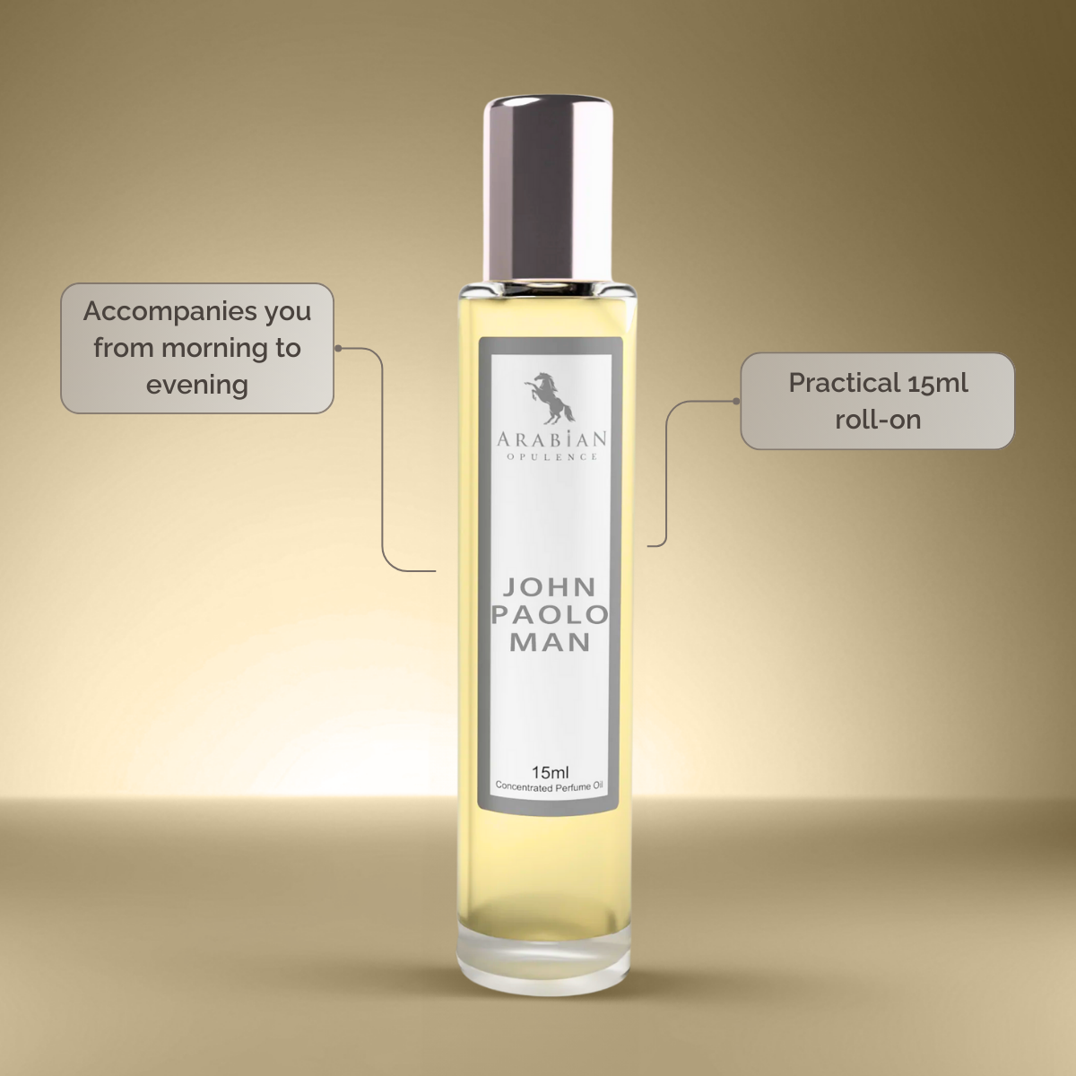 FR159 John Paolo Man Perfume Body Oil | Alcohol-Free | 15ml