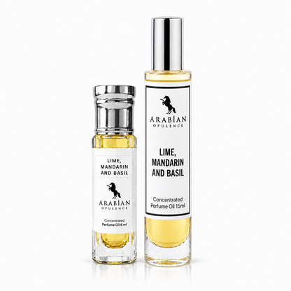 FR187 LIME, MANDARIN AND BASIL - Perfume Body Oil - Alcohol Free