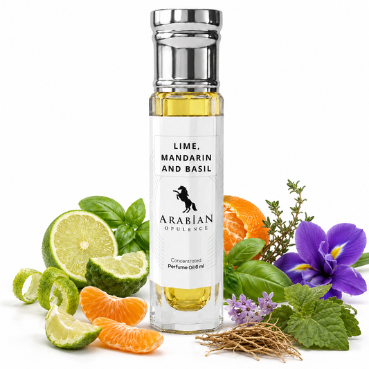 FR187 LIME, MANDARIN AND BASIL - Perfume Body Oil - Alcohol Free