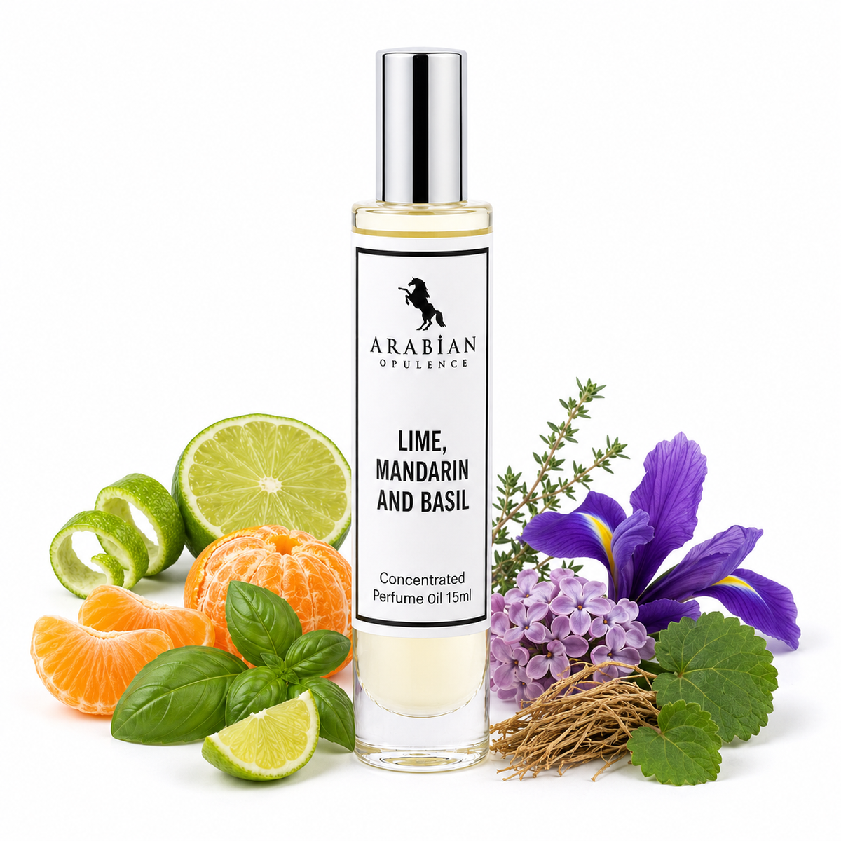 FR187 LIME, MANDARIN AND BASIL - Perfume Body Oil - Alcohol Free