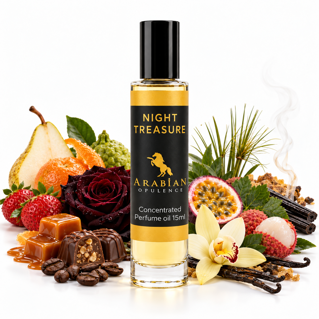 FR183 Night Treasure Perfume Body Oil | Alcohol-Free | 15ml