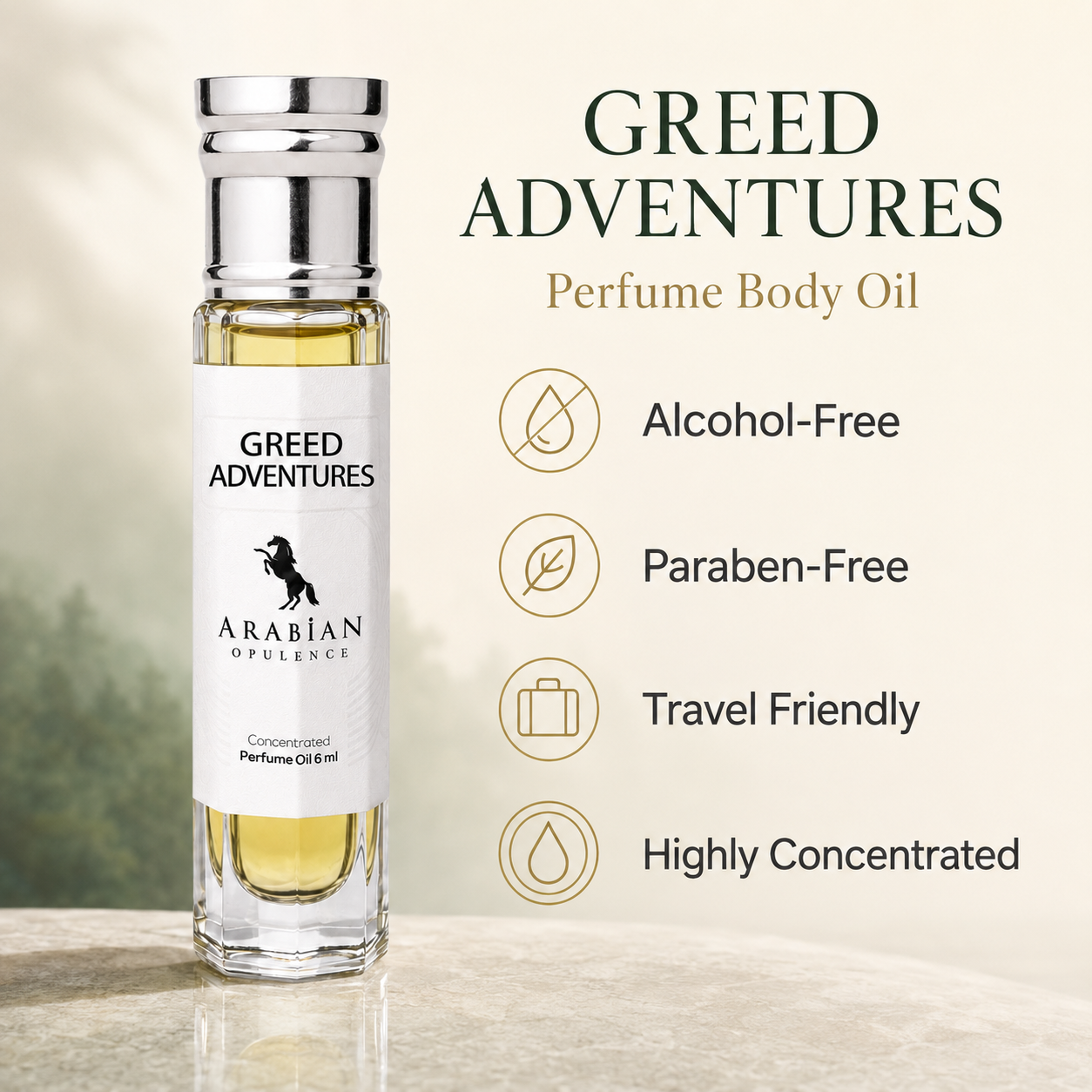 FR78 Greed Adventures M Perfume Body Oil | Alcohol-Free | 15ml