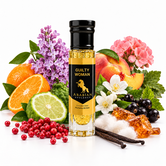 FR123 GUILTY WOMAN - An Amber Floral Perfume Body Oil | Long-Lasting Alcohol-Free Fragrance