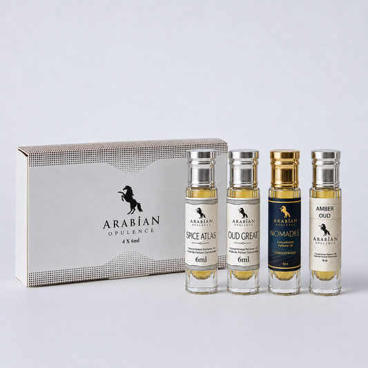 Oud Discovery Set — Four Oud Icons Bold. Warm. Uncompromisingly confident.