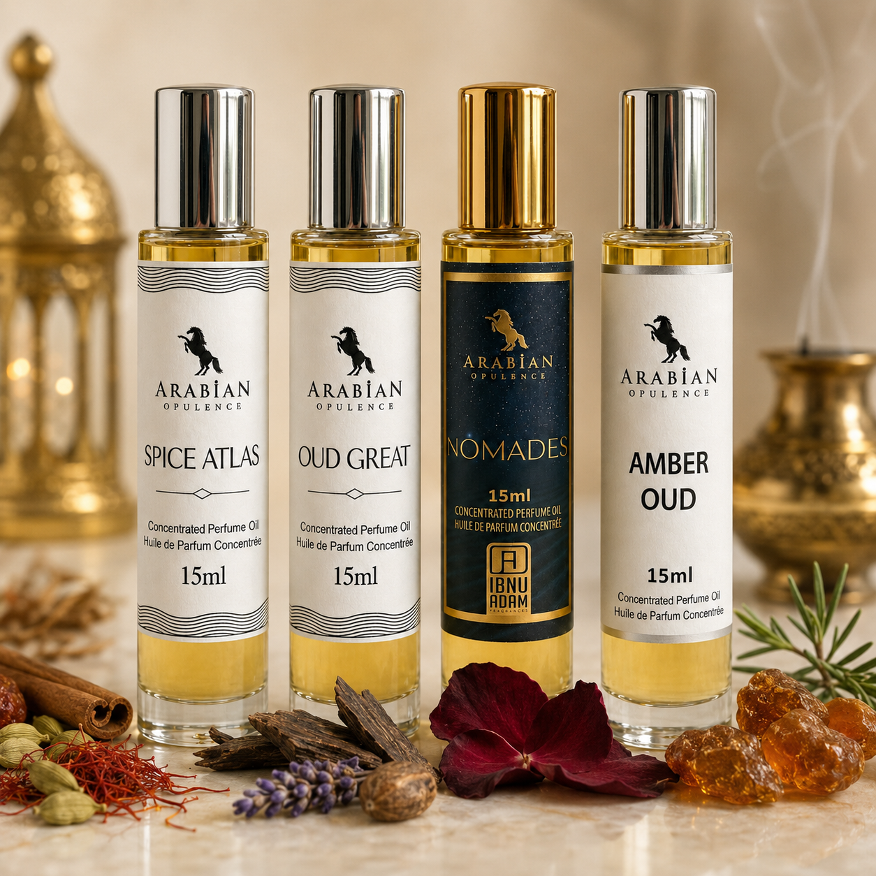 Oud Discovery Set — Four Oud Icons Bold. Warm. Uncompromisingly confident.