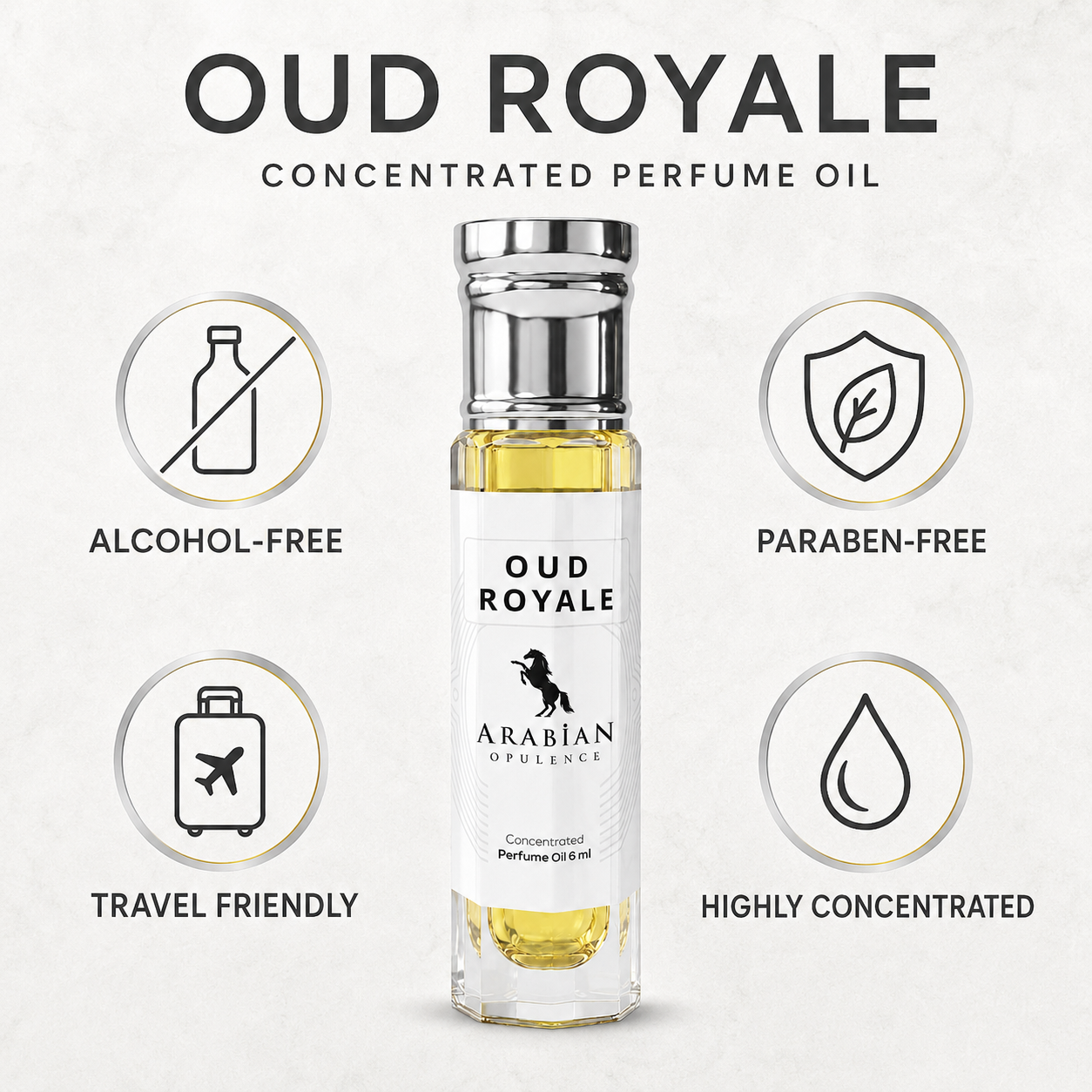 FR248 Oud Royale U Perfume Body Oil | Alcohol-Free | 15ml