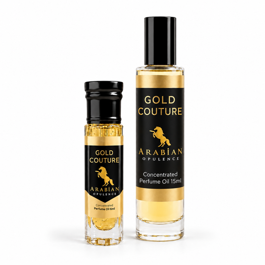 FR137 GOLD COUTURE - A Foral-Fruity Gourmand Perfume Body Oil For Women | Long-Lasting Alcohol-Free Fragrance