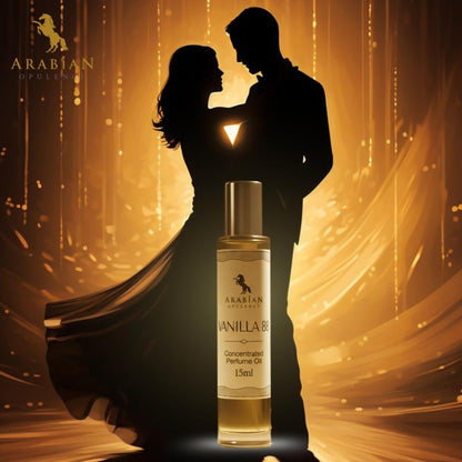 Arabian Opulence – FR109 Vanilla 88 Perfume Oil Roll-On 15 ml | Unisex | Alcohol-Free Attar | Smooth & Long-Lasting