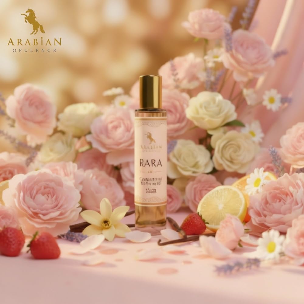 Arabian Opulence – FR108 Vanilla Crystal Candy Perfume Oil Roll-On 15 ml | For Women | Alcohol-Free Attar | Sweet & Long-Lasting