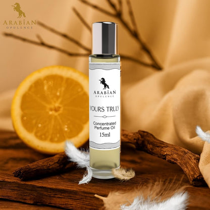 Arabian Opulence – FR22 Yours Truly Perfume Oil Roll-On 15 ml | For Men | Alcohol-Free Attar | Long-Lasting, Travel-Friendly
