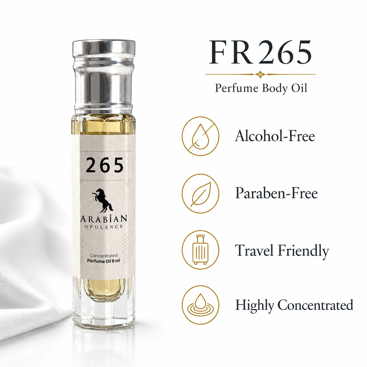 FR265 Savage | Perfume Body Oil for Men | Alcohol-Free
