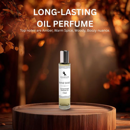 Arabian Opulence – FR79 Divine Share Perfume Oil Roll-On 15 ml | Unisex | Alcohol-Free Attar | Rich & Long-Lasting