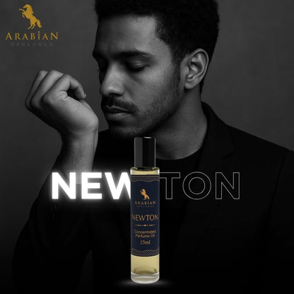 Arabian Opulence – FR80 Newton Perfume Oil Roll-On 15 ml | For Men | Alcohol-Free Attar | Powerful & Long-Lasting