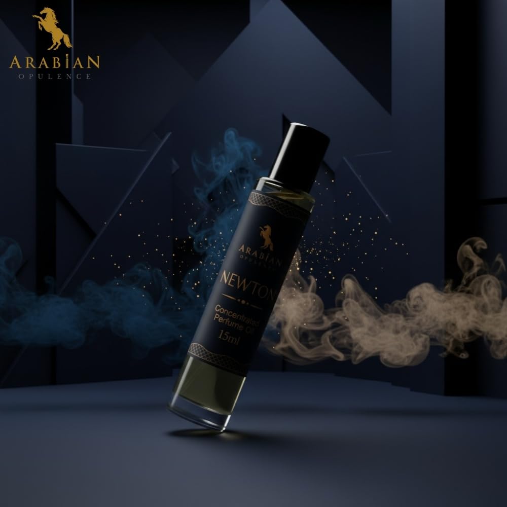 Arabian Opulence – FR80 Newton Perfume Oil Roll-On 15 ml | For Men | Alcohol-Free Attar | Powerful & Long-Lasting