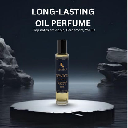 Arabian Opulence – FR80 Newton Perfume Oil Roll-On 15 ml | For Men | Alcohol-Free Attar | Powerful & Long-Lasting
