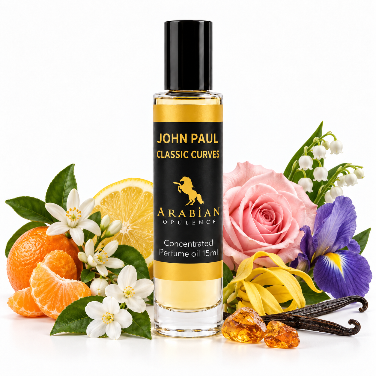 FR161 John Paul Classic Curves Perfume Body Oil | Alcohol-Free | 15ml