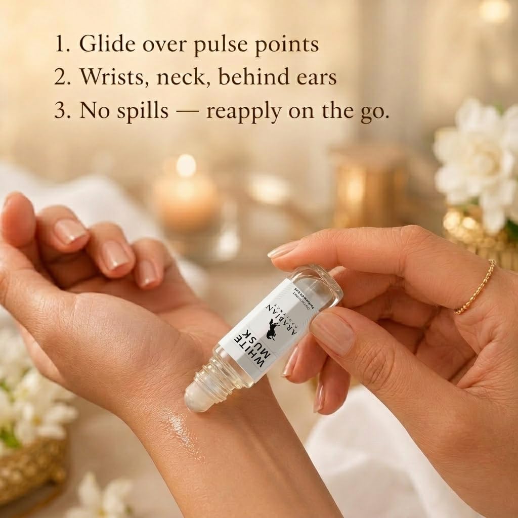 FR297 White Musk Perfume Body Oil | Alcohol-Free