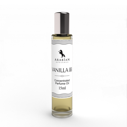 Arabian Opulence – FR109 Vanilla 88 Perfume Oil Roll-On 15 ml | Unisex | Alcohol-Free Attar | Smooth & Long-Lasting