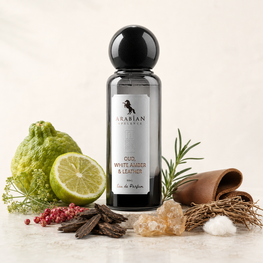 Oud, White Amber & Leather Eau de Parfum Spray 60ml – Unisex Oriental Woody Fragrance inspired by Imperial Valley