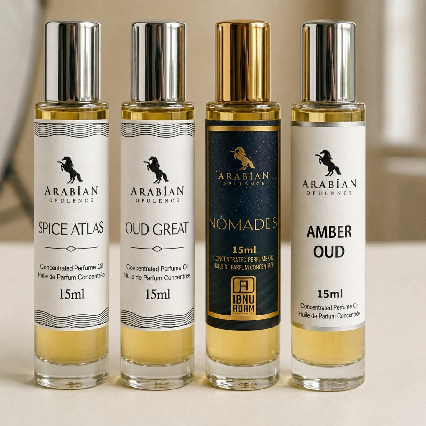 Oud Discovery Set — Four Oud Icons Bold. Warm. Uncompromisingly confident.